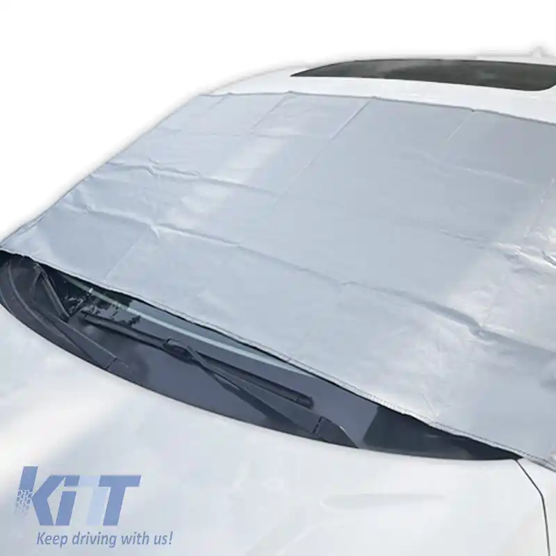 Copertină de umbră mică 208x80cm cu acoperire din bumbac laminat 320gsm Feral 1 bucată-image-6292397