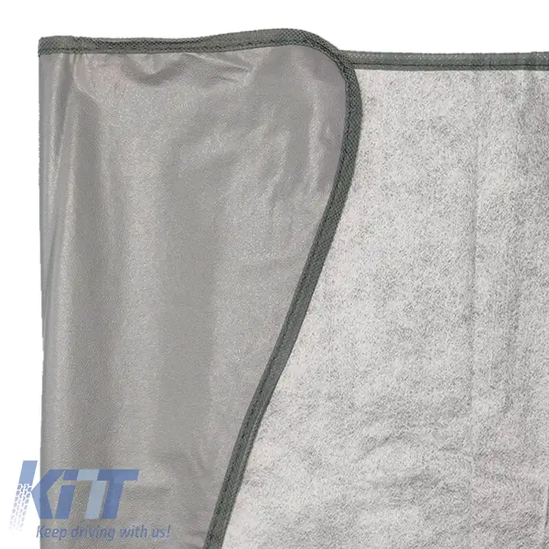 Copertină de umbră mică 208x80cm cu acoperire din bumbac laminat 320gsm Feral 1 bucată-image-6292398