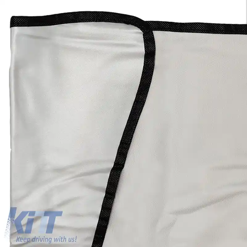 Copertină pentru soare XLarge 280x110cm Argintie din PVC Piele Feral 1 Bucată-image-6320317