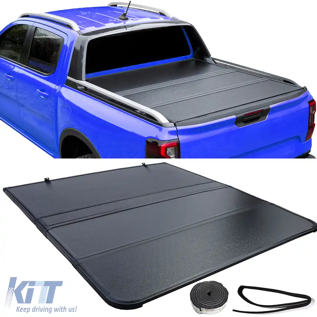 Copertină pliabilă pentru patul de încărcare cu LED pentru Ford Ranger T9 din 2023