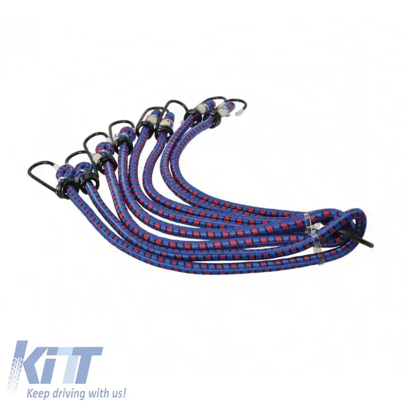 Cordon elastic cu cârlig metalic 8mm x 1m set 4 bucăți-image-6295137