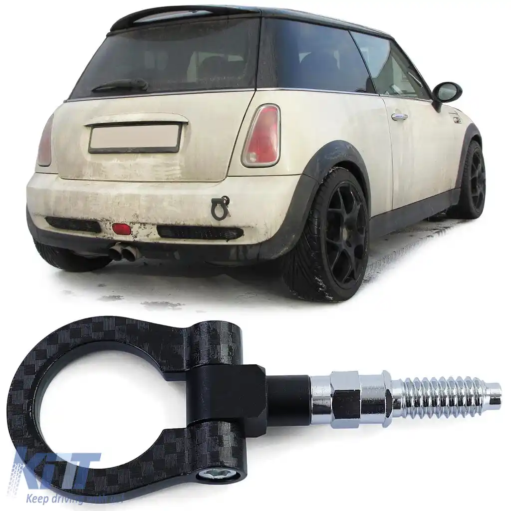 Coroană de remorcare ochi negru potrivită pentru BMW E36 E46 E39 E90 E87 Z3 Z4 Mini-image-6257126