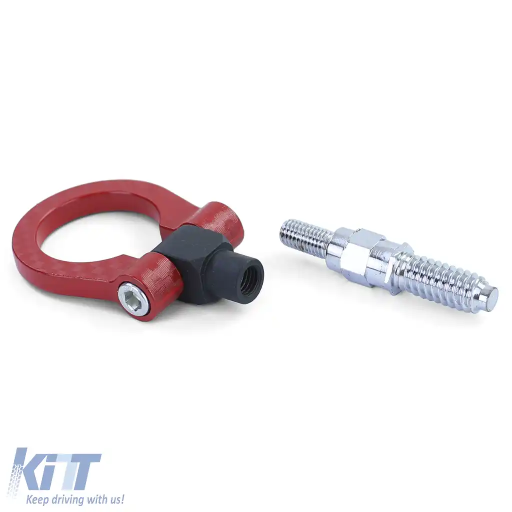 Coroană de remorcare roșie, potrivită pentru BMW E36 E46 E39 E90 E87 Z3 Z4 Mini-image-6193821