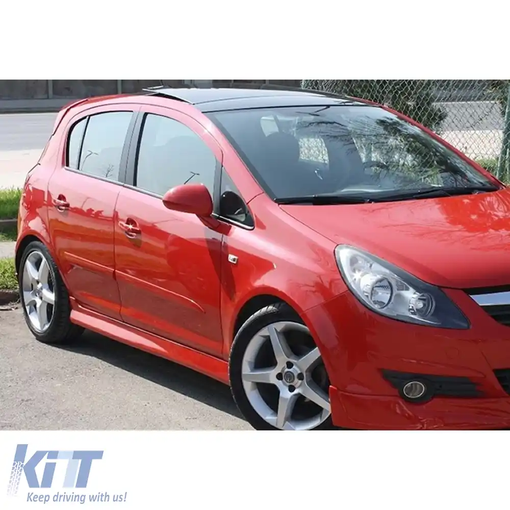 image-49-Corsa D OPC Line Praguri laterale Suprafață brută Plastic vidat / 2006-2014