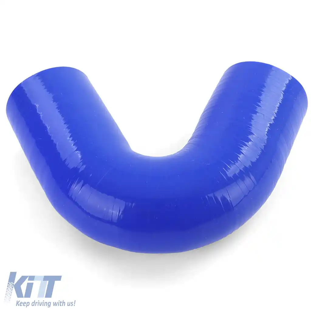 Cot din silicon pentru performanță 102/102mm 135° Ø 51mm albastru-image-6196825