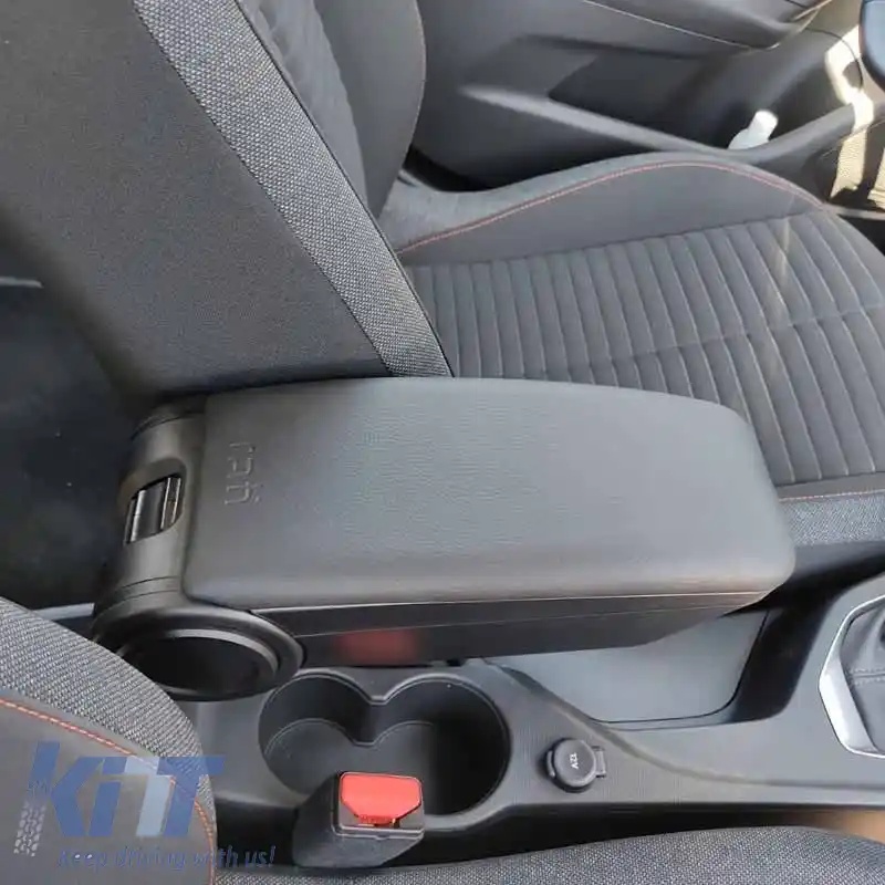 Cotiera Armster OE1 potrivită pentru Citroen C4 Spacetourer 2019+ Fără Cotieră Originală Culoare Neagră-image-6296151
