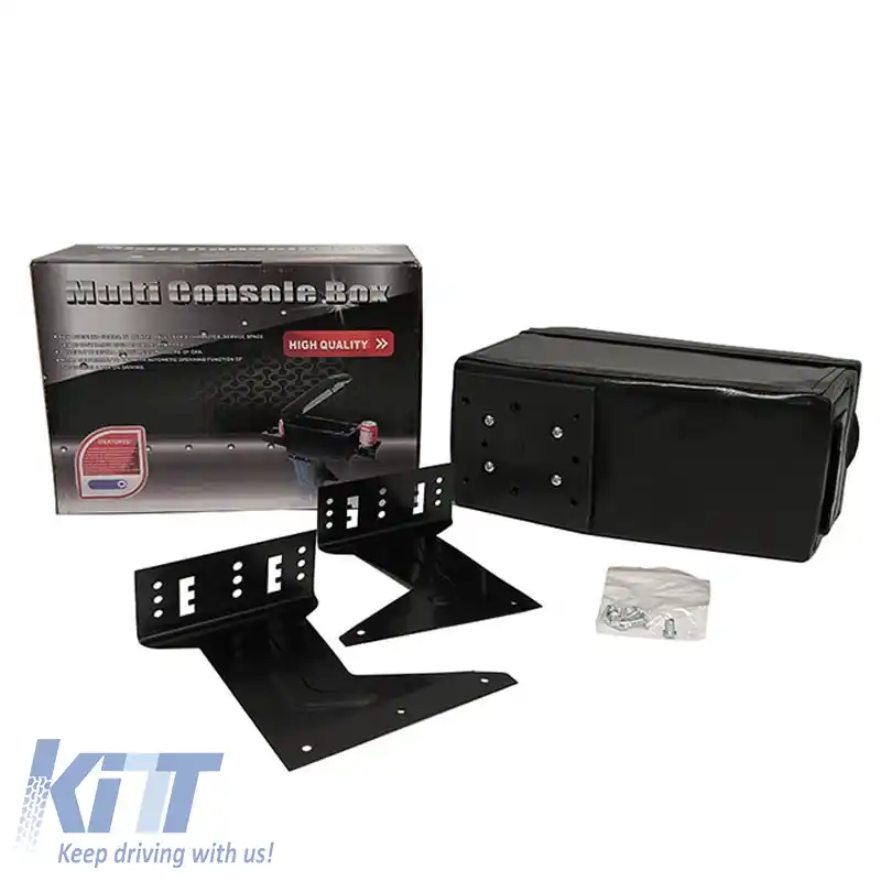 Cotiera auto cu suport triplu pentru băuturi universal neagră 22228-image-6297228