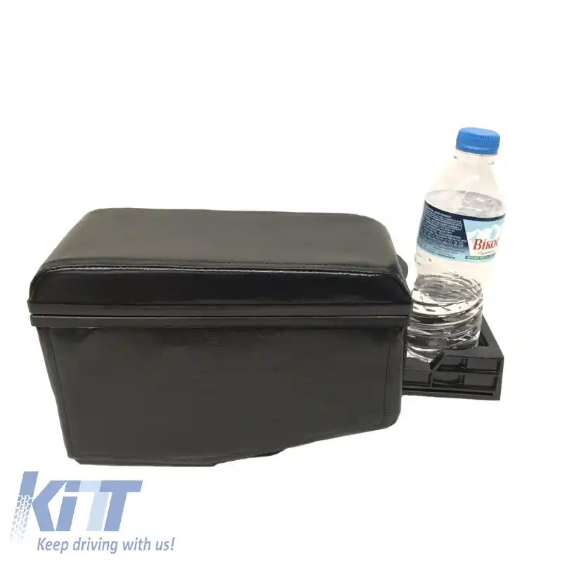 Cotiera auto cu suport triplu pentru băuturi universal neagră 22228-image-6297230