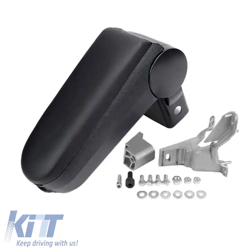Cotiere potrivită pentru VW Golf IV (4) 98-04 / Bora / New Beetle / Passat 3B/3BG / Skoda Octavia 97-04 Aspect Original Negru 1 buc-image-6299436