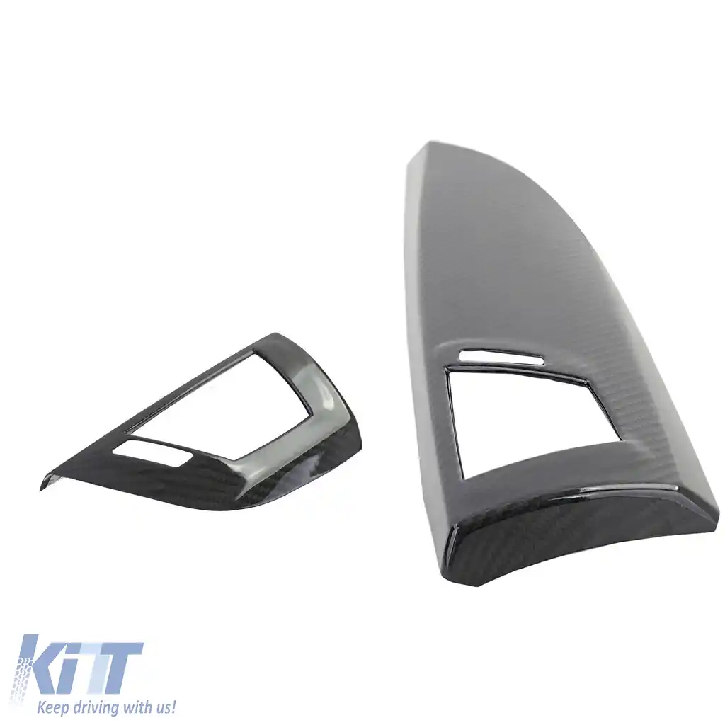 Covoare de trim pentru tabloul de bord din carbon real, potrivite pentru BMW Seria 1 F20 F21 11-19-image-6206691
