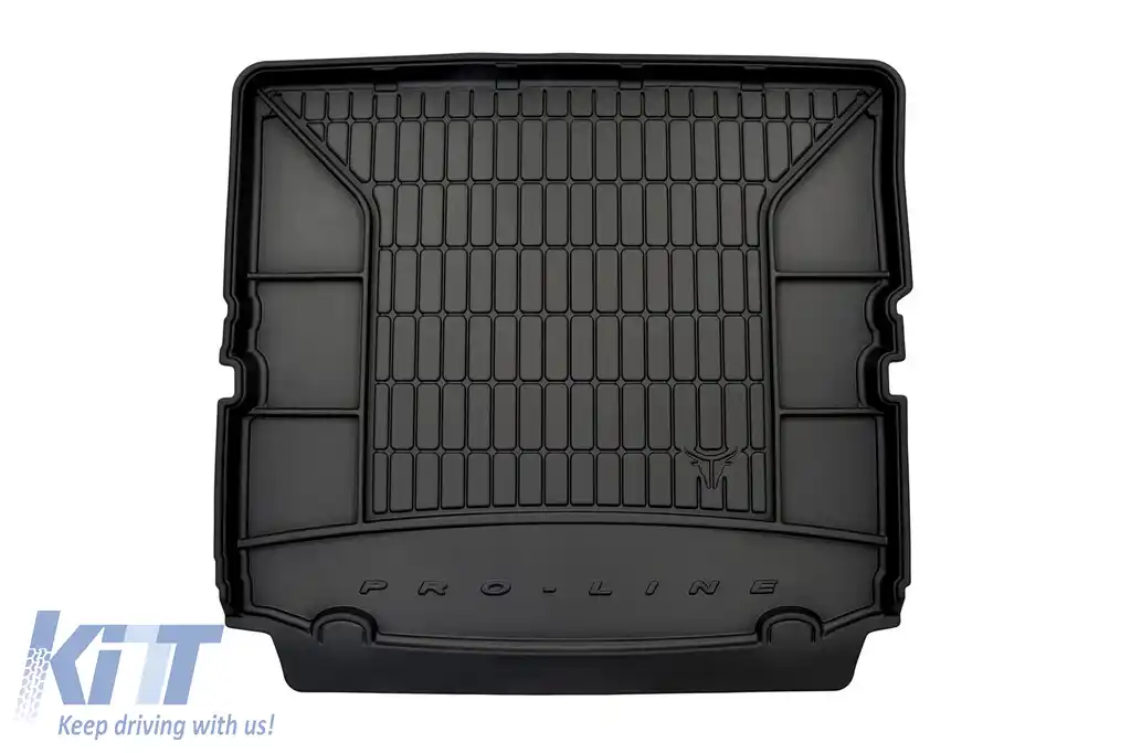 Covor de cauciuc Frogum ProLine potrivit pentru Opel Zafira B 2005-2014 7 locuri cu rândul 3 de scaune pliat