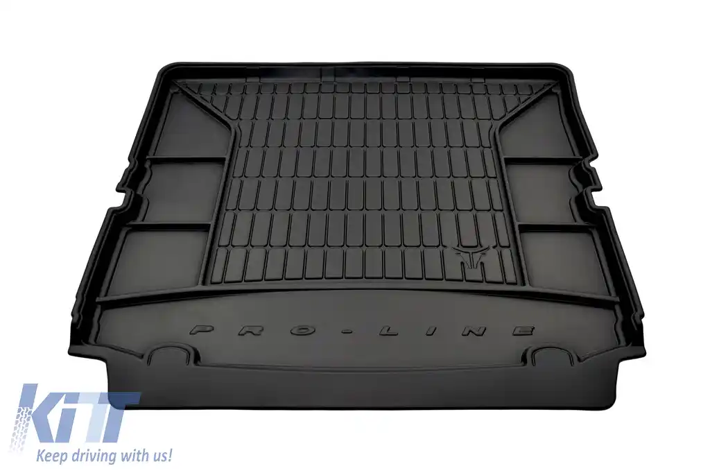 Covor de cauciuc Frogum ProLine potrivit pentru Opel Zafira B 2005-2014 7 locuri cu rândul 3 de scaune pliat-image-6233503