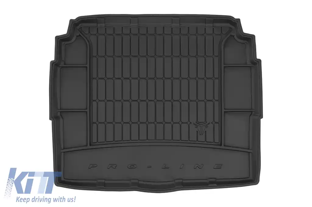 Covor de cauciuc Frogum ProLine potrivit pentru Opel Grandland X după 2017 cu podeaua portbagajului în poziția inferioară