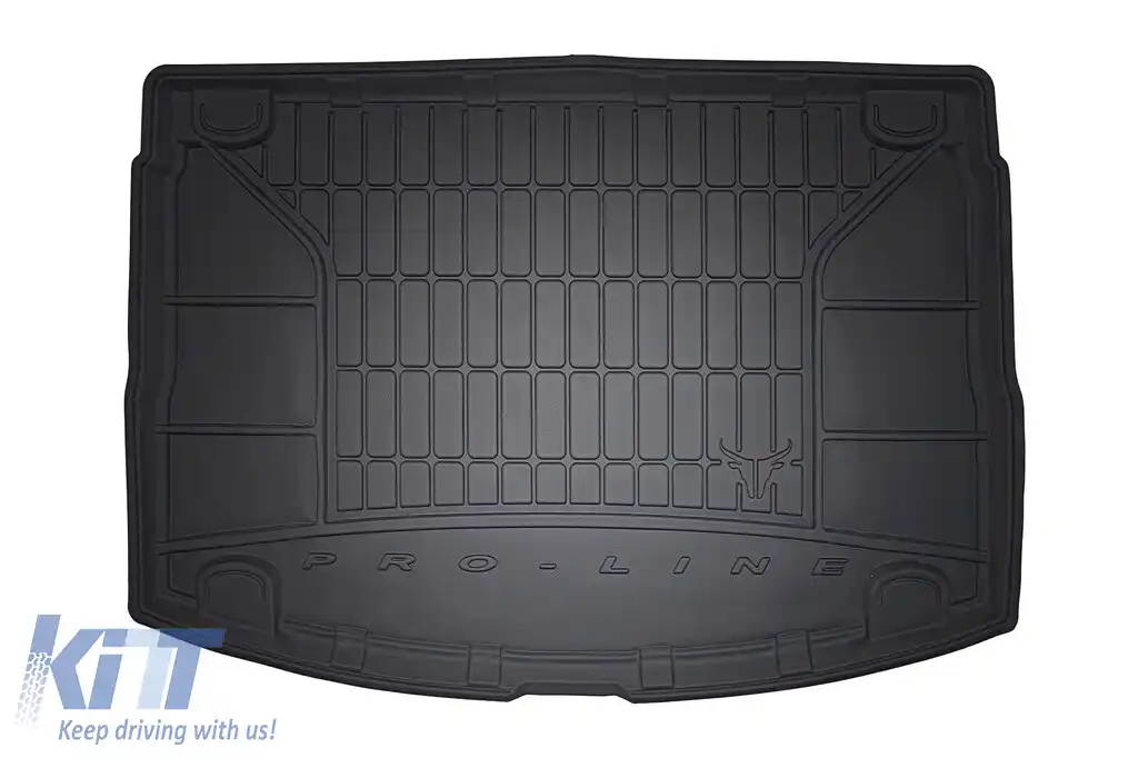 Covor de cauciuc Frogum ProLine potrivit pentru Hyundai i30 hatchback după 2017 cu podeaua portbagajului în poziția superioară