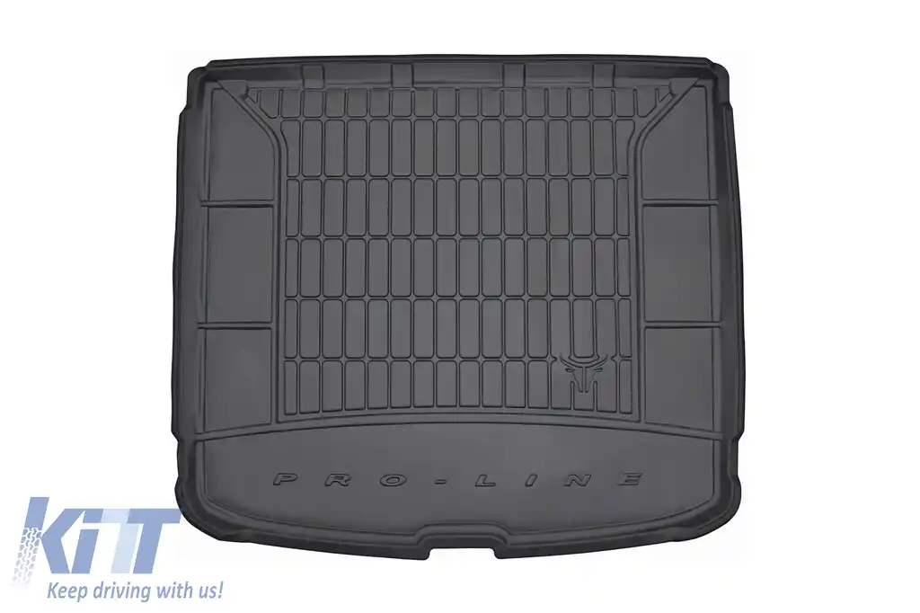 Covor de cauciuc Frogum ProLine potrivit pentru Seat Altea XL 2004-2015 cu podeaua portbagajului în poziția superioară