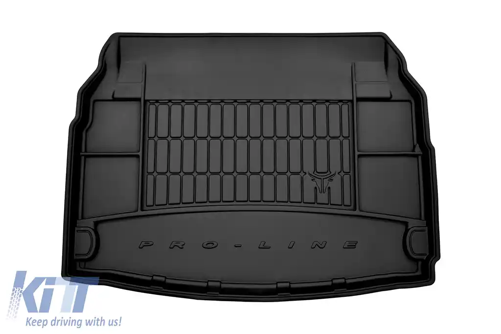 Covor de cauciuc Frogum ProLine potrivit pentru Mercedes C class W205 sedan model 2014-2020 fără banchete spate rabatabile