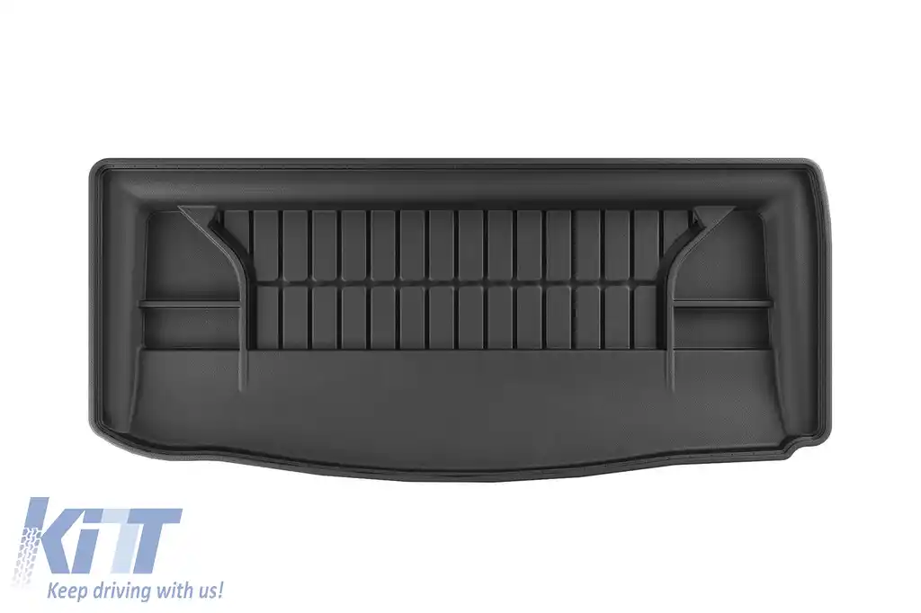 Covor de cauciuc Frogum ProLine potrivit pentru Tesla Model S după 2012 cu podeaua portbagajului în poziția inferioară