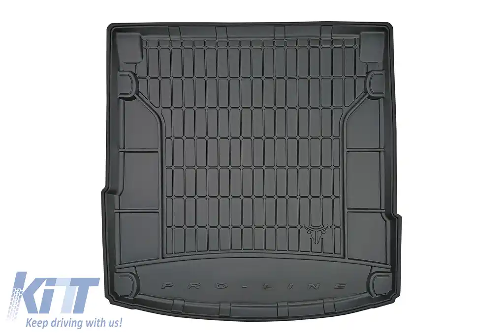 Covor de cauciuc Frogum ProLine potrivit pentru Audi A4 B7 sedan 2004-2008 fără buzunare laterale