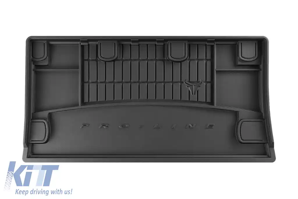 Covor de cauciuc Frogum ProLine potrivit pentru Mercedes Vito după 2014, 5 uși, în spatele scaunelor din a treia linie, versiunea Tourer Pro Tourer Select