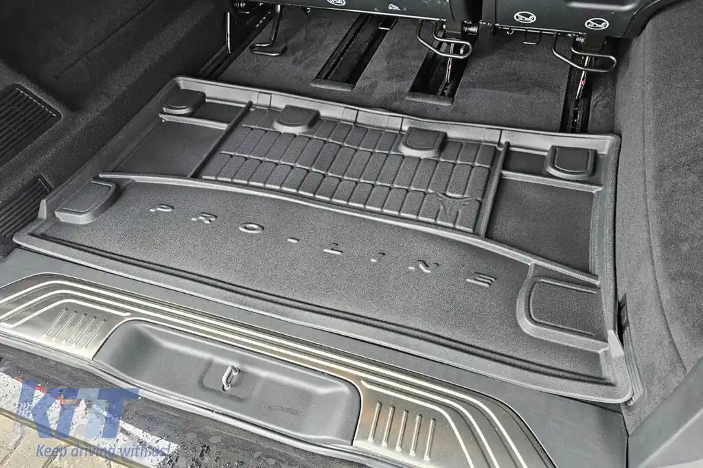 Covor de cauciuc Frogum ProLine potrivit pentru Mercedes Vito după 2014, 5 uși, în spatele scaunelor din a treia linie, versiunea Tourer Pro Tourer Select-image-6234305