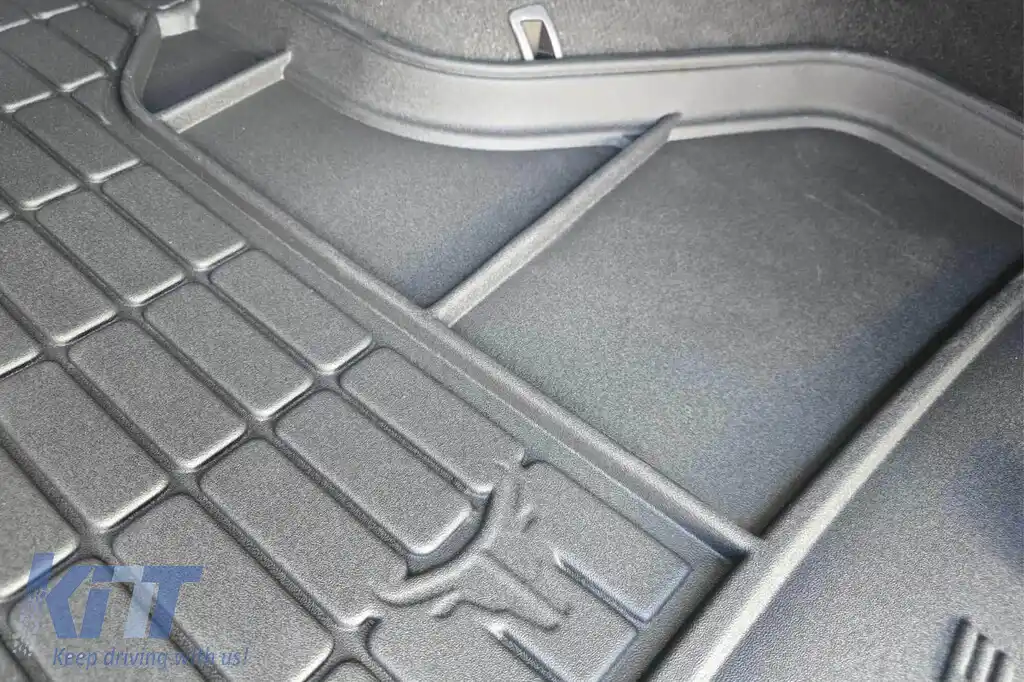 Covor de cauciuc Frogum ProLine potrivit pentru Toyota Avensis wagon 2003-2009 fără buzunare laterale-image-6234680