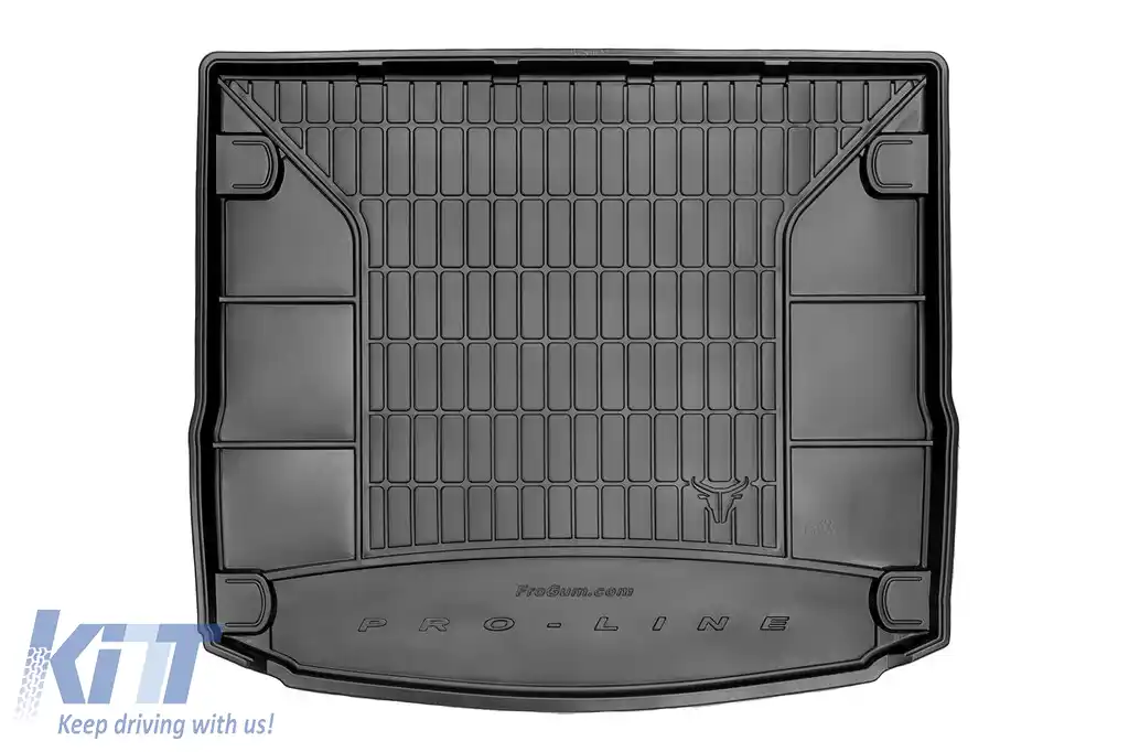 Covor de cauciuc Frogum ProLine potrivit pentru Ford Focus wagon 2010-2018 fără compartiment de încărcare suplimentar