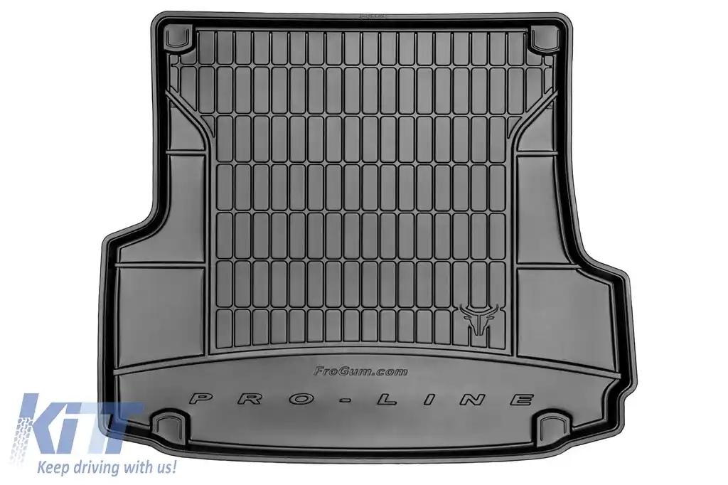 Covor de cauciuc Frogum ProLine potrivit pentru BMW seria 3 F34 GT după 2013, cu buzunare laterale