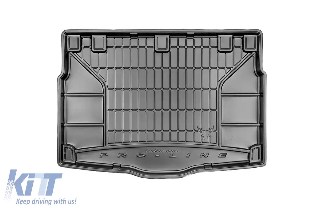 Covor de cauciuc Frogum ProLine potrivit pentru Hyundai i30 hatchback 2011-2017 cu podeaua portbagajului în poziția superioară