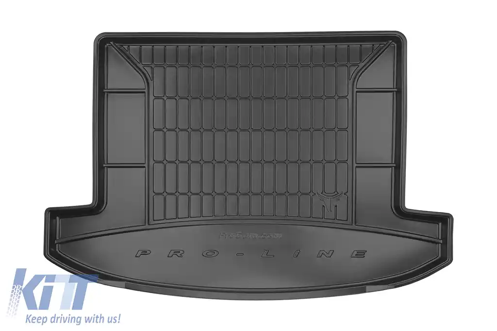 Covor de cauciuc Frogum ProLine potrivit pentru Kia Carens 2013-2018 7 locuri cu rândul 3 de scaune pliat