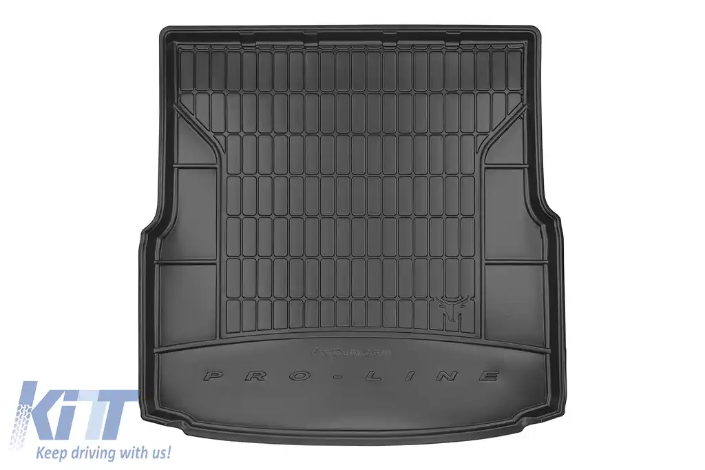 Covor de cauciuc Frogum ProLine potrivit pentru Toyota Avensis wagon 2009-2018 fără buzunare laterale