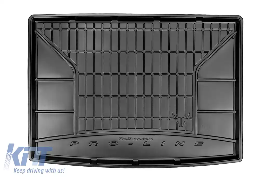 Covor de cauciuc Frogum ProLine potrivit pentru Mercedes B class W246 2011-2018 cu podeaua portbagajului în poziția inferioară