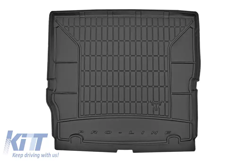 Covor de cauciuc Frogum ProLine potrivit pentru Opel Zafira A 1999-2005 7 locuri cu rândul 3 de scaune pliat