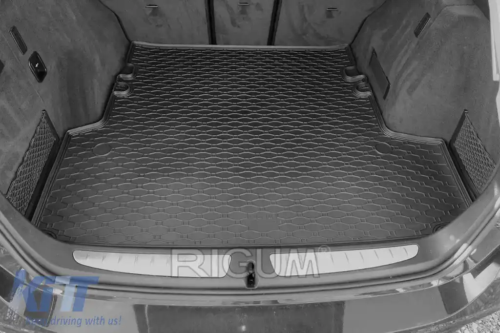 Covor de cauciuc pentru portbagaj de la Rigum, potrivit pentru BMW seria 3 F31 break 2011-2019, negru-image-6224586