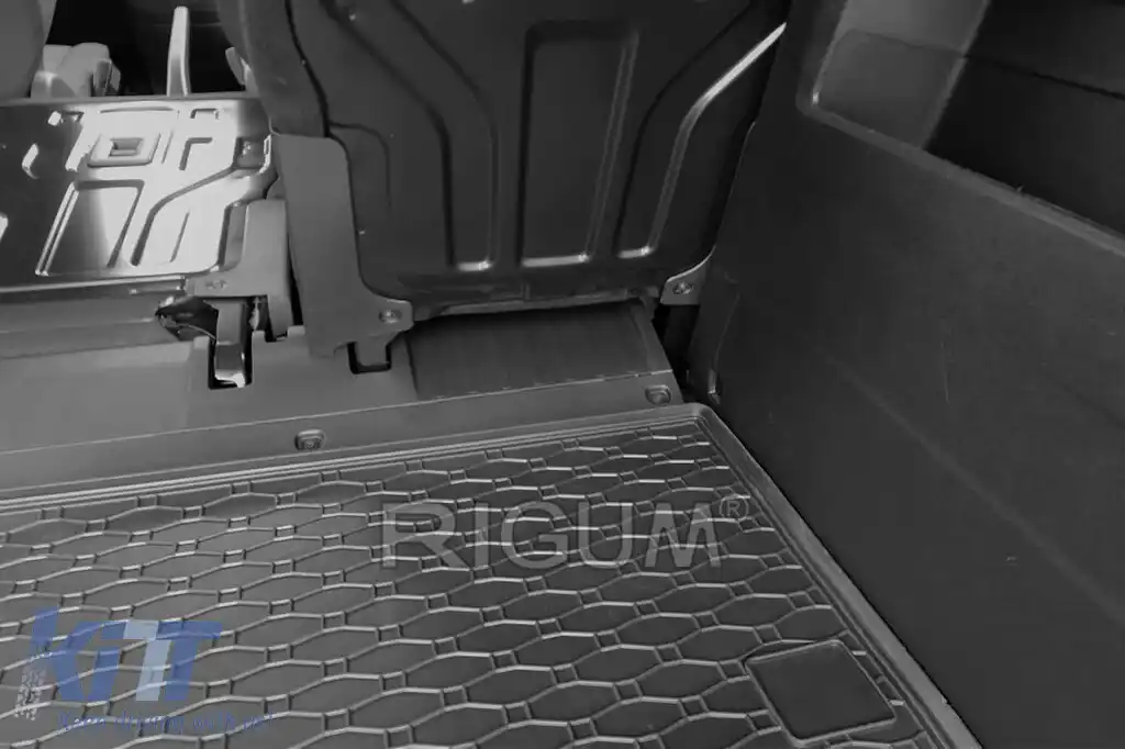 Covor de cauciuc pentru portbagaj de la Rigum, potrivit pentru Citroën Berlingo 5 locuri, Peugeot Rifter 5 locuri, Opel Combo 5 locuri după 2019, Toyota Proace City după 2020 L2-image-6224733