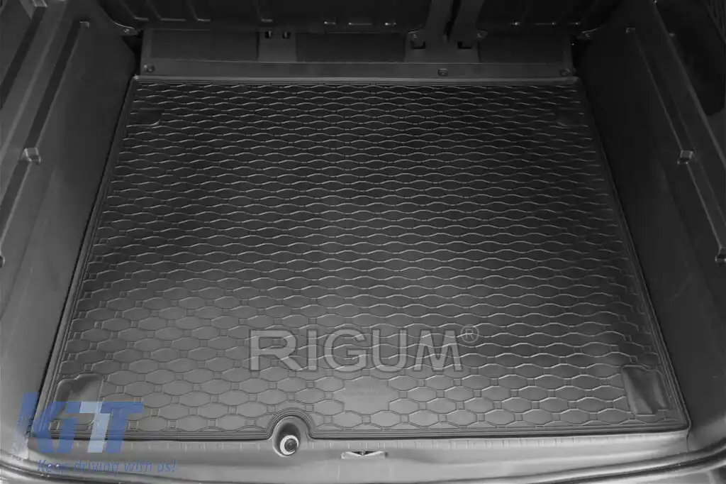 Covor de cauciuc pentru portbagaj de la Rigum potrivit pentru Opel Combo, Citroën Berlingo, Peugeot Rifter după 2019 cu ampatament scurt pentru 5 locuri, Toyota ProAce cu ampatament scurt după 2020, n-image-6224739