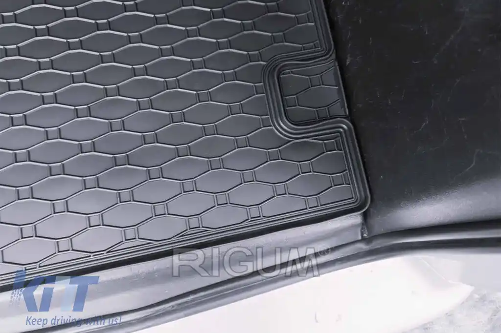 Covor de cauciuc pentru portbagaj de la Rigum, potrivit pentru Citroën Berlingo, Peugeot Partner cu 5 locuri după 2008-image-6224747