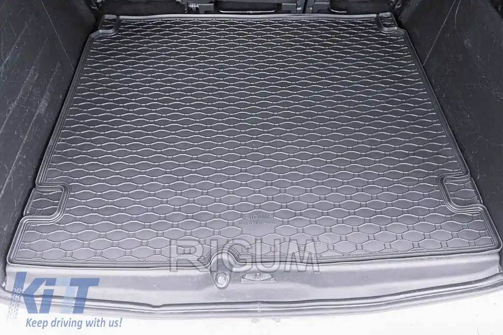 Covor de cauciuc pentru portbagaj de la Rigum, potrivit pentru Citroën Berlingo, Peugeot Partner cu 5 locuri după 2008-image-6224749