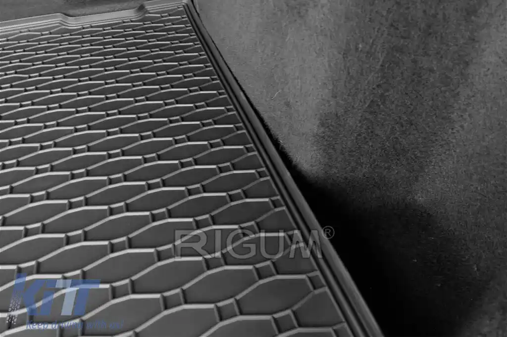 Covor de cauciuc pentru portbagaj de la Rigum potrivit pentru Ford Kuga 2012-2019 cu podeaua portbagajului în poziția superioară și inferioară-image-6224835