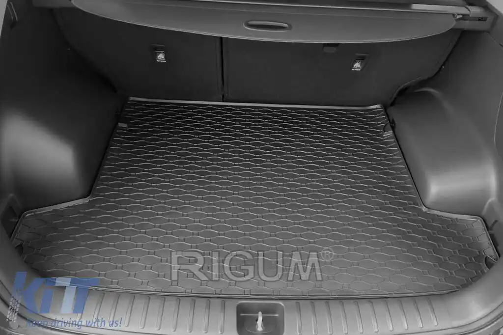 Covor de cauciuc pentru portbagaj de la Rigum, potrivit pentru Hyundai Tucson 2015-2019, după 2019, negru-image-6224940