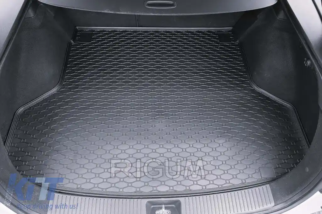 Covor de cauciuc pentru portbagaj de la Rigum, potrivit pentru Hyundai i30 wagon, MHeV după 2017-image-6224992
