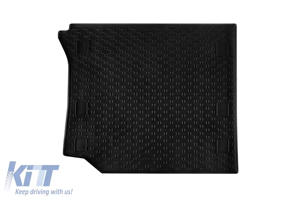 Covor de cauciuc pentru portbagaj de la Rigum potrivit pentru JEEP Wrangler cu 5 uși 2006-2019, după 2019, 1 bucată, negru