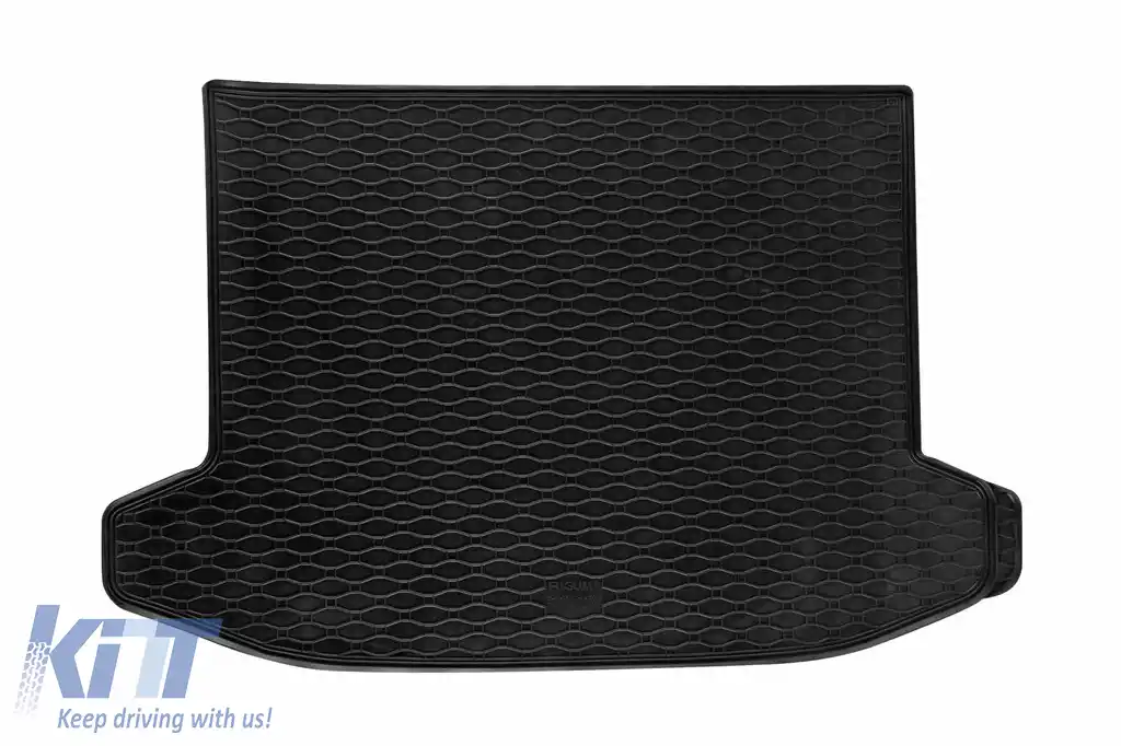 Covor de cauciuc pentru portbagaj de la Rigum, potrivit pentru Kia Sportage, Sportage HEV, MHEV după 2022, negru