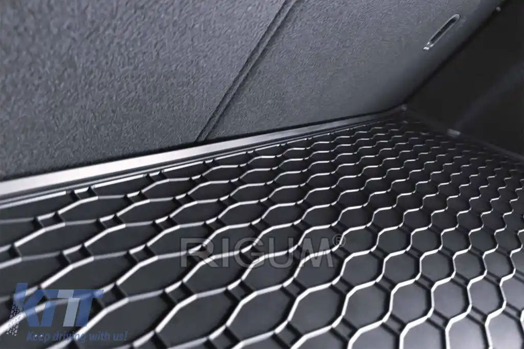 Covor de cauciuc pentru portbagaj de la Rigum, potrivit pentru Kia Ceed hatchback după 2018, negru-image-6225125