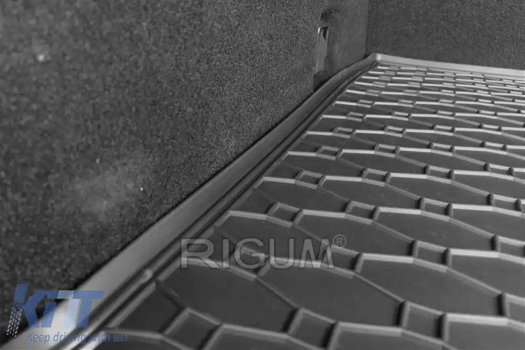 Covor de cauciuc pentru portbagaj de la Rigum potrivit pentru Mazda CX-30 după 2019 fără Smart Cargo, MX-30 după 2020, negru-image-6225192