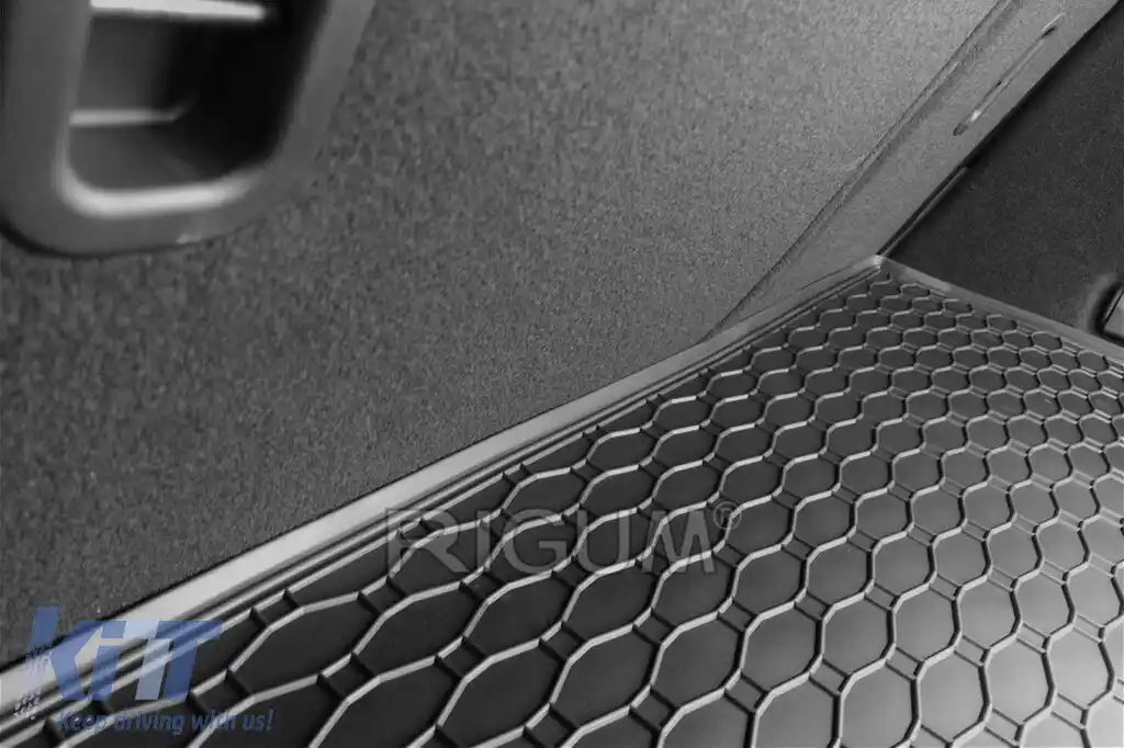 Covor de cauciuc pentru portbagaj de la Rigum potrivit pentru Mazda CX-30 după 2019 fără Smart Cargo, MX-30 după 2020, negru-image-6225193