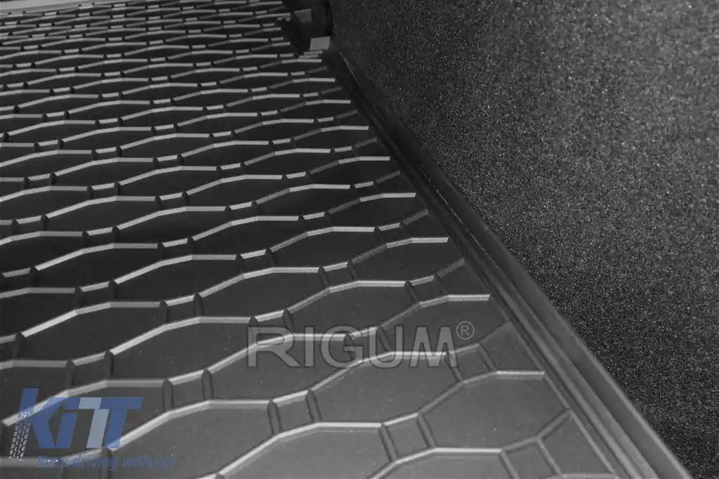 Covor de cauciuc pentru portbagaj de la Rigum potrivit pentru Mazda CX-30 după 2020 cu Smart Cargo, negru-image-6225206