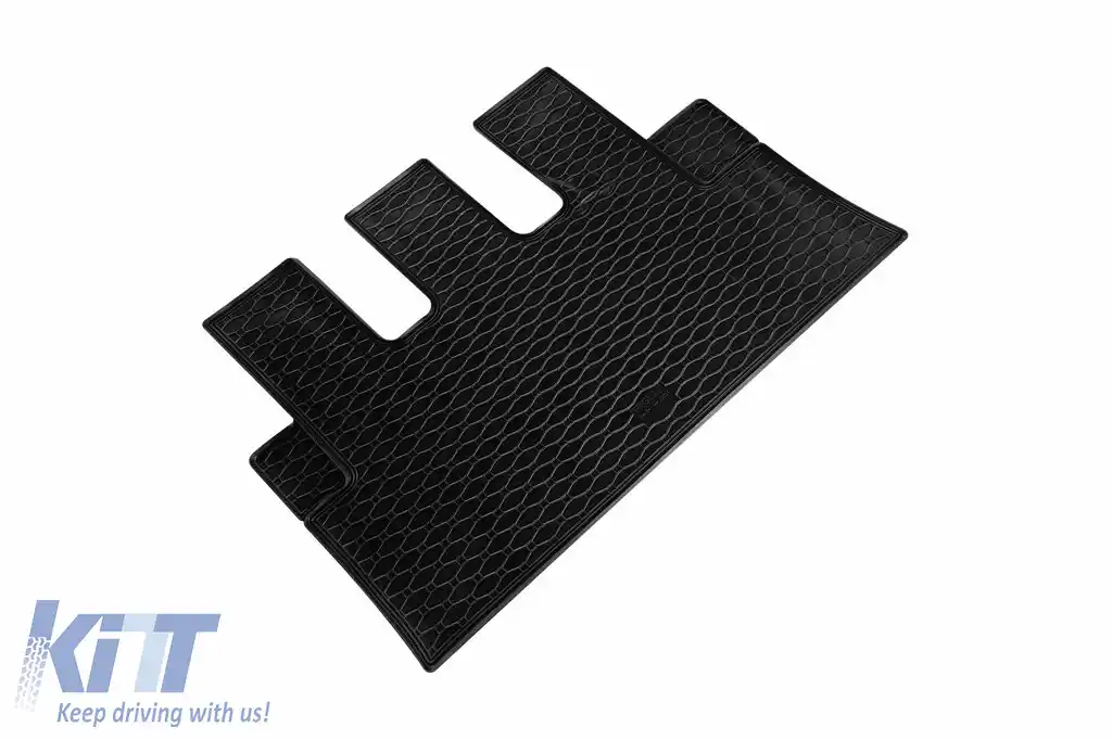 Covor de cauciuc pentru portbagaj de la Rigum, potrivit pentru Mercedes EQV după 2021, clasa V W447 după 2014, Vito după 2014 pentru modele cu 8 sau 9 locuri-image-6225249