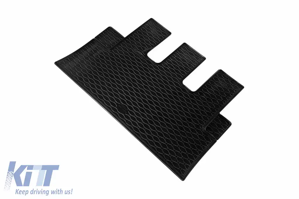 Covor de cauciuc pentru portbagaj de la Rigum, potrivit pentru Mercedes EQV după 2021, clasa V W447 după 2014, Vito după 2014 pentru modele cu 8 sau 9 locuri-image-6225251