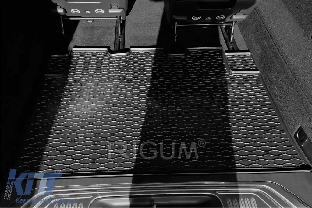 Covor de cauciuc pentru portbagaj de la Rigum, potrivit pentru Mercedes V class W447, Vito 8-9 locuri după 2014-image-6225271