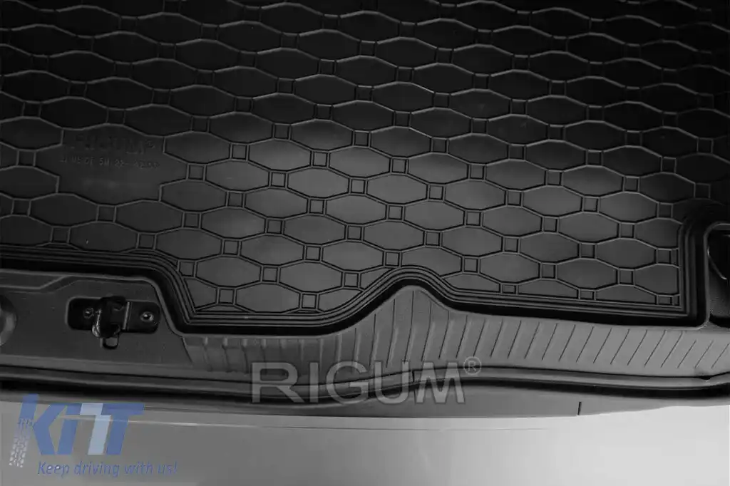 Covor de cauciuc pentru portbagaj de la Rigum potrivit pentru Mercedes Citan W420 5 locuri, clasa T, Nissan Townstar, Renault Kangoo după 2022-image-6225283
